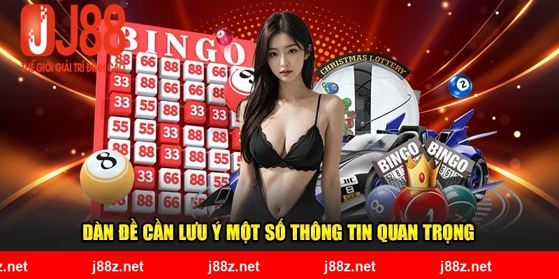 Dàn đề cần lưu ý một số thông tin quan trọng 